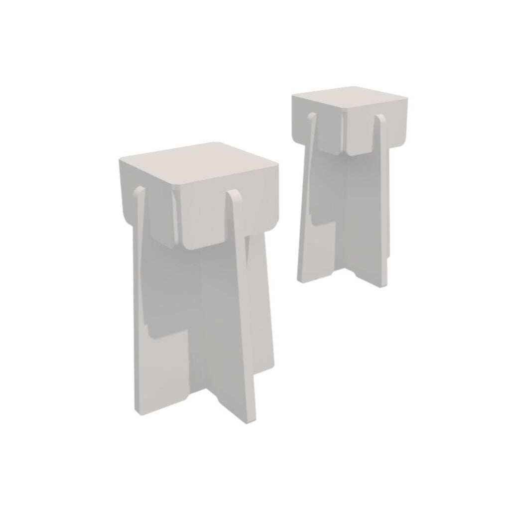 Stool set of 2 units CH-001