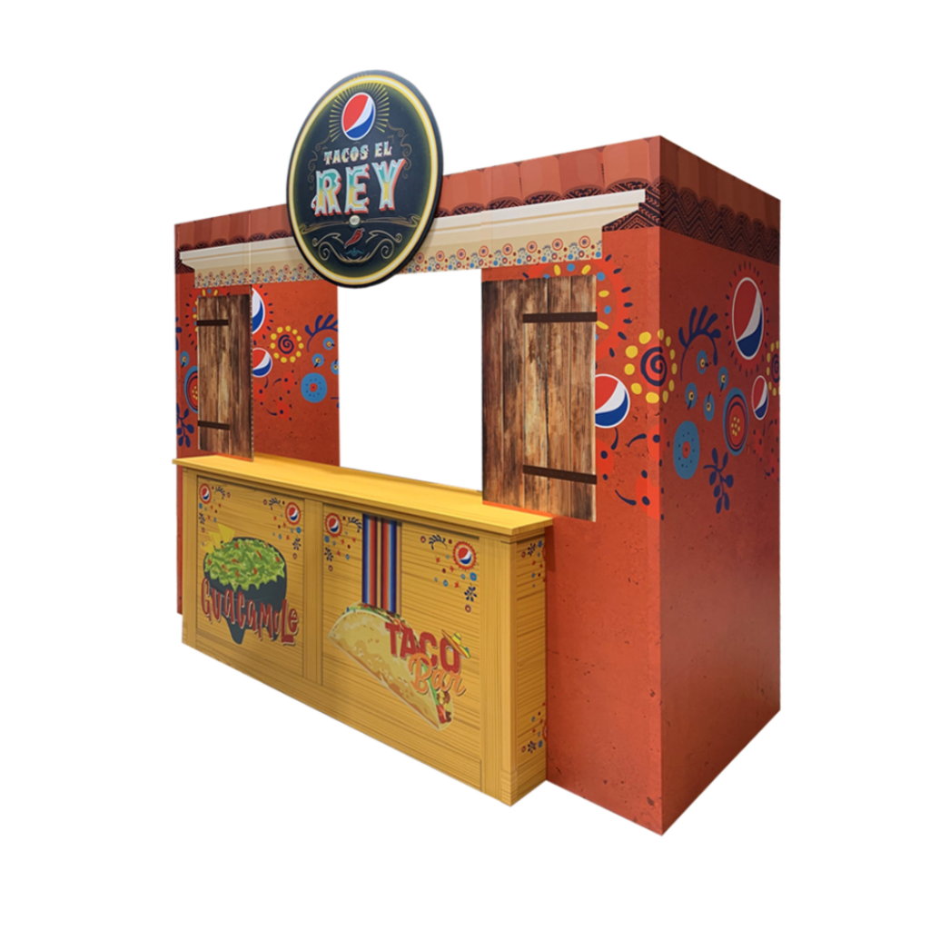 Kiosk with counter top ODST-001